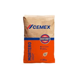 Cemento Cemex Mortero Óptimo Monterrey 25 Kg Saco