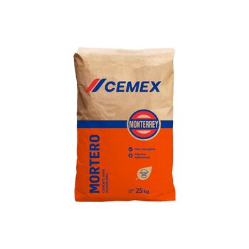 Cemento Cemex Mortero Óptimo Monterrey 25 Kg Saco