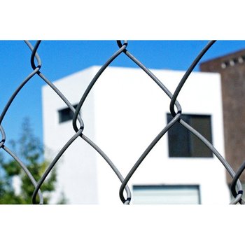 Malla Ciclónica Galvanizada DeAcero 1.00 x 20 M Calibre 13
