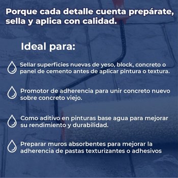 Sellador Acrílico Base Agua Bexel 5 x 1 4 Lt