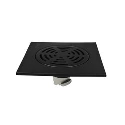 RESUMIDERO ACERO INOX 304 150X150 MM ACABADO NEGRO