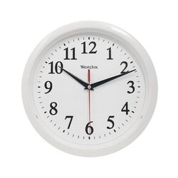 Reloj Pared Redondo 24.8cm Color Blanco Reloj Pared Redondo 24.8cm Color Blanco