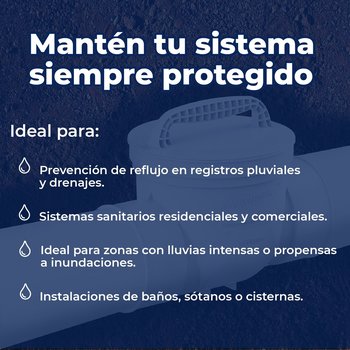 Válvula Anti Retorno Fleximatic 6 pulg