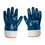 Guantes de algodón recubiertos de nitrilo unitalla