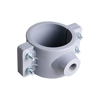 Abrazadera PVC Hidráulica 6 x ½ pulg