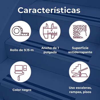 Cinta Antiderrapante Presto 1 pulg