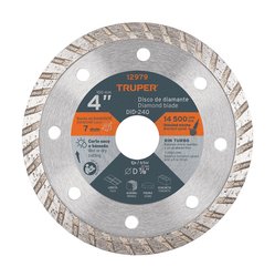 Disco Diamante Truper Rin Turbo 4 pulg