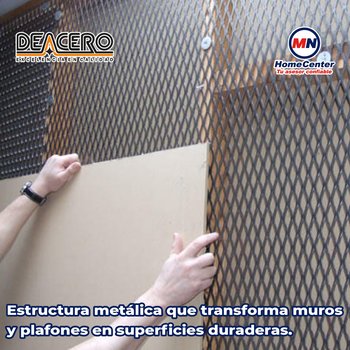 Malla Plafón 600 Abertura 8 x 25 mm 0.91 x 22 ml Cal 26