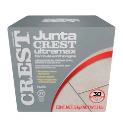 Boquilla sin arena 5 kg Crest color plata