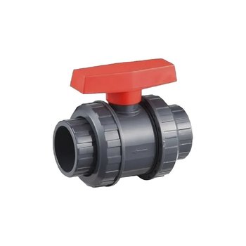 Válvula Esfera PVC Cementar Doble Unión 038 MM 1 1/2