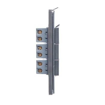 Placa 3 Apagadores Sencillos Lucek BP03MA