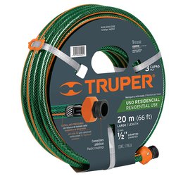 Manguera Reforzada 3 Capas Truper 20 m