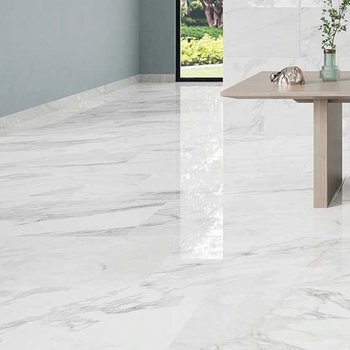 Piso Aurora blanco brillante Daltile 60x120 cm rectificado ZA62