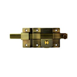 Cerradura de Barra Dexter Latón Antiguo Izquierda