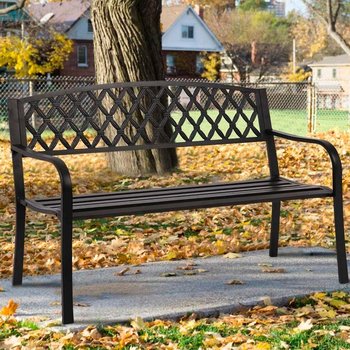 Banca para jardin diseño bronce antiguo