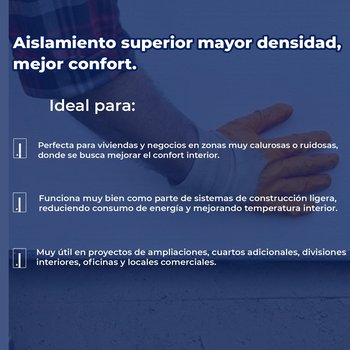 Placa Aislante Fanosa Densidad 16 de 2” Pulgadas 1.22 x 2.44 m