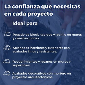 Cemento Cemex Mortero Óptimo 50 kg