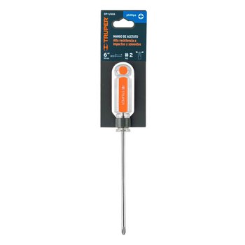Desarmador Cruz Truper ¼ x 6 pulg