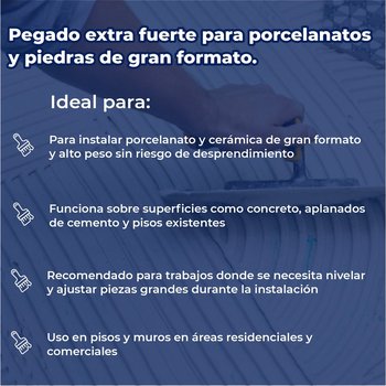 Paquete Adhesivo Grandes Formatos 20KG 6+1