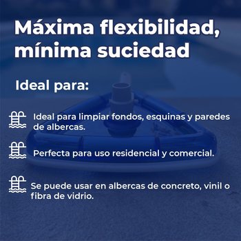 Barredora Flexible Alberca Triangular Panda