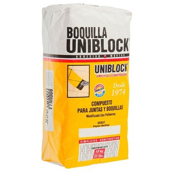 Boquilla con Arena Beige 10 kg Uniblock