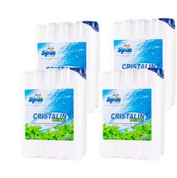 Algicida Abrillantador Cristalin Green 5 Lts Spin Químico (4pz) Algicida Abrillantador Cristalin Green 5 Lts Spin Químico (4pz)