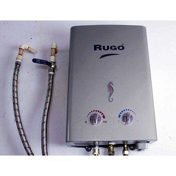 Calentador de Paso Instantáneo Rugo Gas Lp 8 l