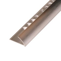 Uniperfil eurocanto 12 mm x 2.5 ml plata cepillado