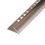 Uniperfil eurocanto 12 mm x 2.5 ml plata cepillado