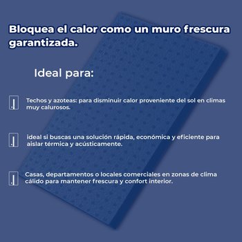 Placa poliestireno Blueboard Fanosa 1" 1.22 x 2.47 M densidad 28