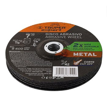 Disco Corte Metal 7 pulg Truper