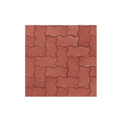 Adoquín Titán Mextile 22.5 x 11.25 x 6 cm Rojo Rubí