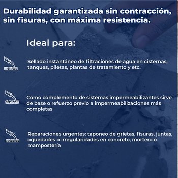 Mortero Fraguado Instantáneo Fester CX-01 1 KG