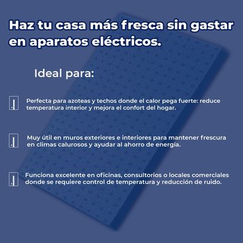 Placa poliestireno Fanosa Blueboard 2" 1.22 x 2.47 M densidad 28