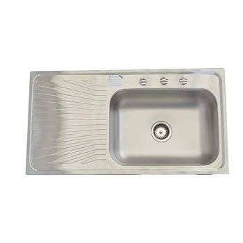 Fregadero Mark Eb Técnica M Acero Inoxidable 80 X 52 cm