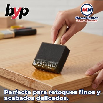 Brocha de Espuma Poliuretano Mayor Precisión 3" Pulgadas