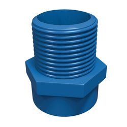 Conector CPVC Azul Rosca Exterior 19 mm Flowguard Gold