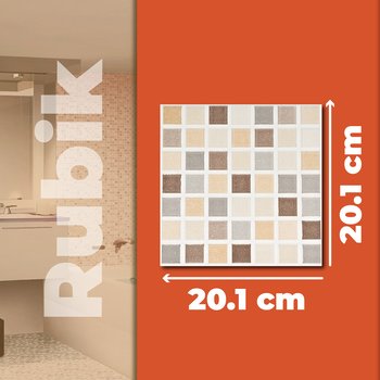 Piso Antiderrapante Rubik Café Vitromex 20x20 cm