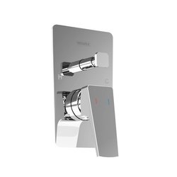 Llave Monomando regadera tina con desviador cromo Spiga Helvex Llave Monomando regadera tina con desviador cromo Spiga Helvex