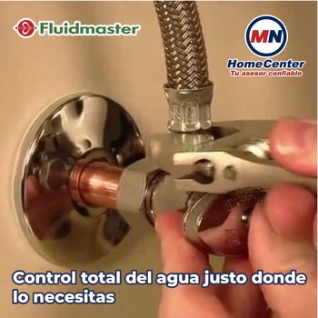 Llave de Control Angular Fluidmaster 1/4 de Vuelta 1/2 x 1/2"