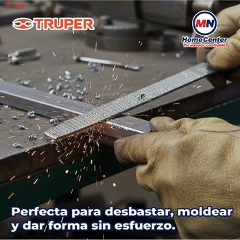 Lima Escofina Bastarda Truper Media Caña 8 pulg