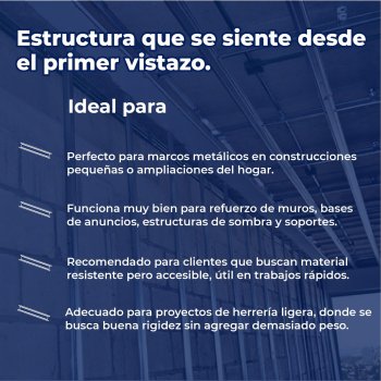 Poste para Viga Calibre 20 15.24X3.05 M