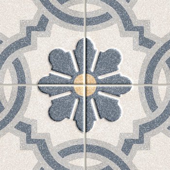 Piso Glitz Blue Daltile 37x37 cm