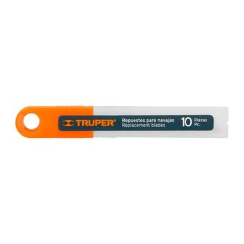 Repuesto Navaja Cutter Truper 9 mm 10 pz