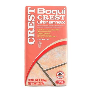 Boquilla con arena 10 kg Crest color ladrillo