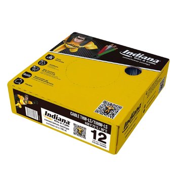 Cable Eléctrico Negro Rollo de 100 M Calibre 12 THW-LS
