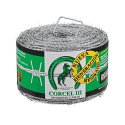 Alambre Púas Corcel III 4 Puntas Calibre 16.5