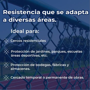 Malla Ciclónica Forrada DeAcero 1 x 20 M Calibre 12.5