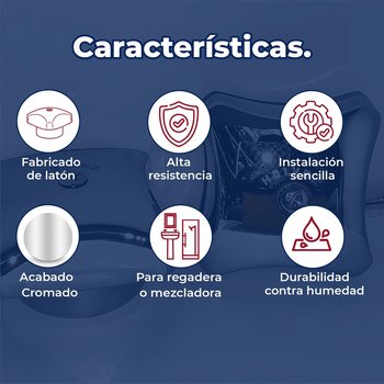 Llave Maneral Tritón Grande Helvex Cromo C-12