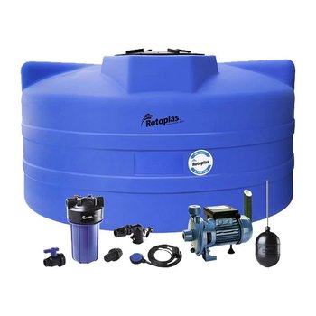 Cisterna Rotoplas Equipada 10,000 L para Almacenamiento de Agua
